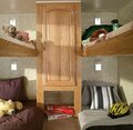 Quad Bunk Beds with Wardrobe